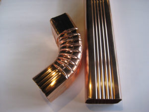 Copper Downspouts and Elbows