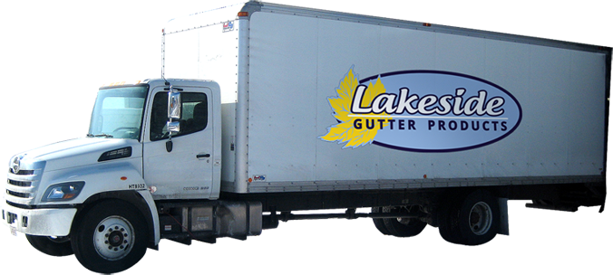 Lakeside Gutter Products Delivery Truck